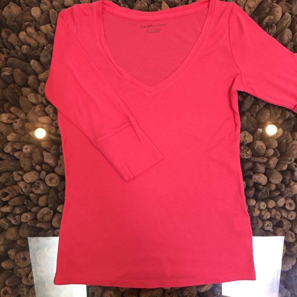 💜NY&CO quarter sleeve tee. 🎁MIX/MATCH🎁